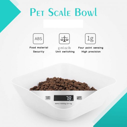 FocusPet Intelligent Non-Slip Pet Scale Feeding Bowl