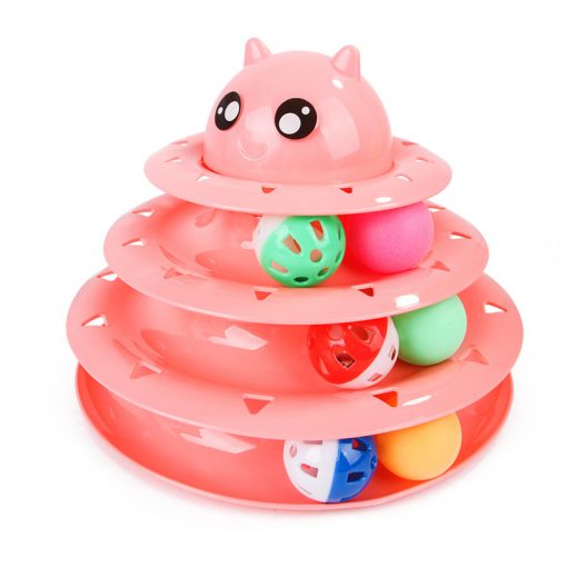 FocusPet 3 Layer Interactive Turntable Cat Toy