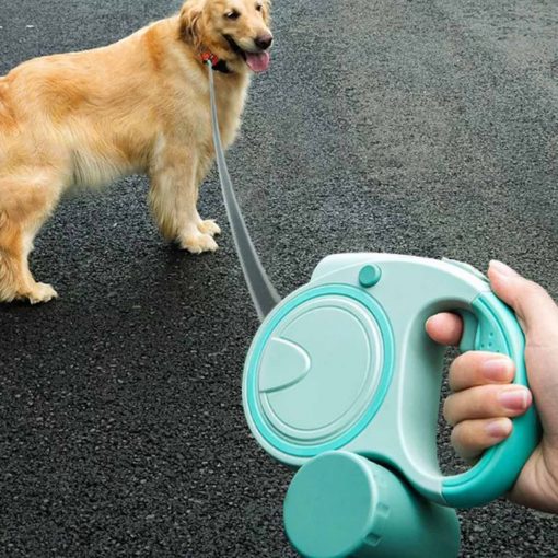 FocusPets Portable LED Retractable Dog Leash 3m