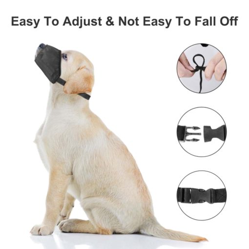 FocusPet Adjustable Dog Muzzle Mouth Cover
