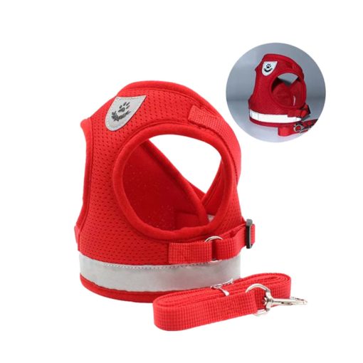 FocusPet Extra Small Adjustable Reflective Soft Padding Dog Vest Harness
